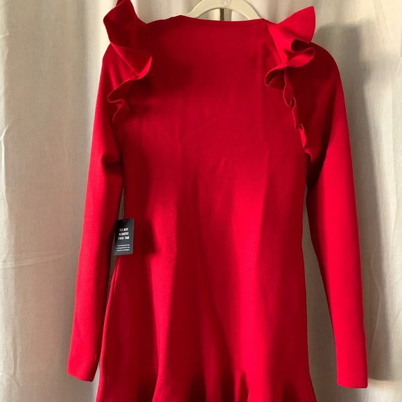 EXPRESS red sweater dress - Picture 4 of 4
